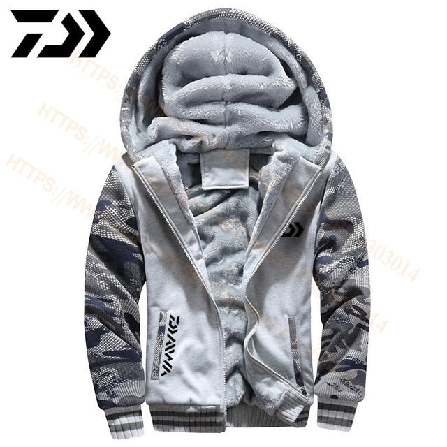 2020 Daiwa Fishing Clothes Hoodies Outdoor Sweatshirt With Cap